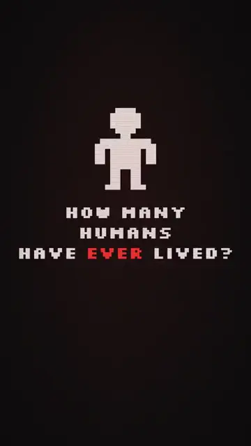 Pixel style video made with TaleTok: How many humans have ever lived?