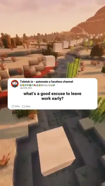 Reddit story video made with TaleTok: A good excuse to leave work early
