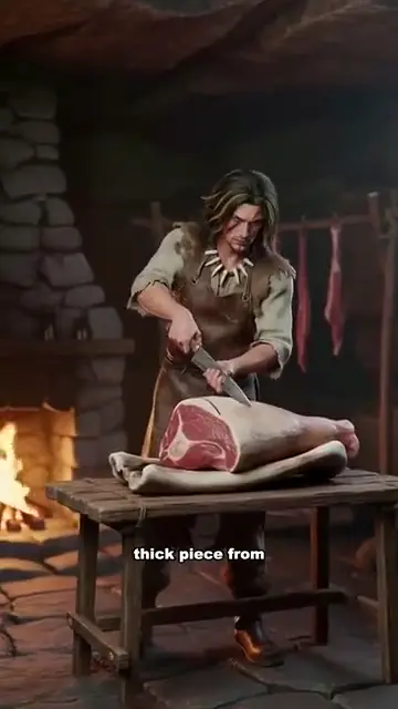 Zack D Films video made with TaleTok: How the first steak was cut